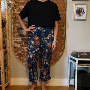 Satin PJ style pants